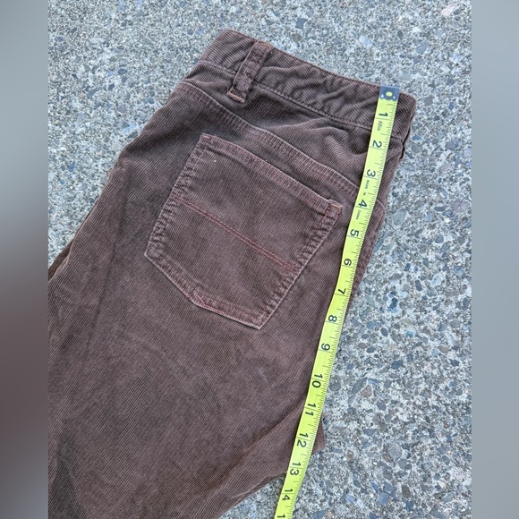 90s Y2K Polo Ralph Lauren Pants Womens Size 8 Bootcut Brown Corduroy Stretch - Picture 11 of 11